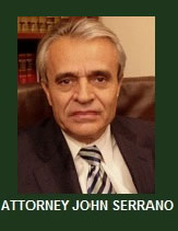 Attorney John Serrano, Hartford, Connecticut criminal defense / DUI lawyer.