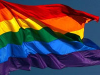 Rainbow flag.  Apply for gay fiance visa.